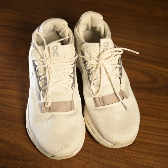 On Other - On Cloudnova White Running Shoes US Womens 8.5 EU 40 Sneakers